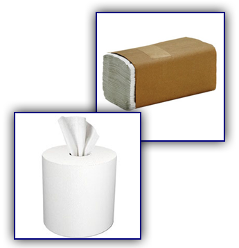 Stacked Paper Towels, Center Pull Paper Towels